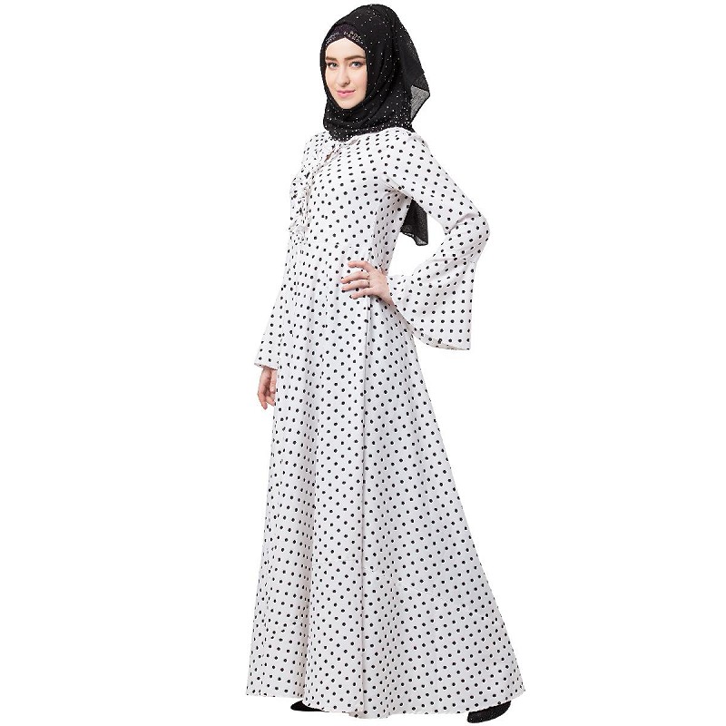 polka dot abaya